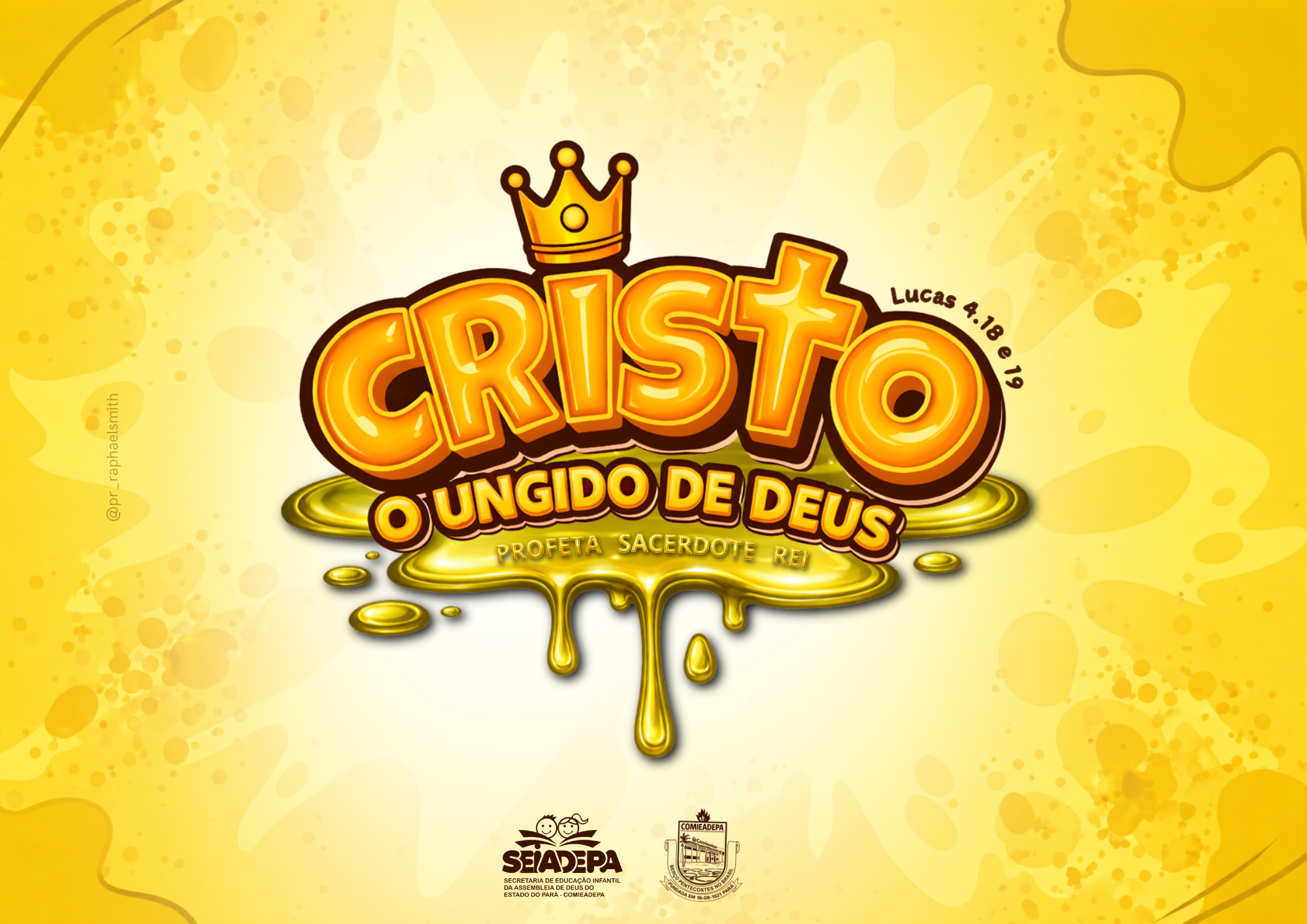 Tema EBF 2026 — Cristo, o Ungido de Deus
